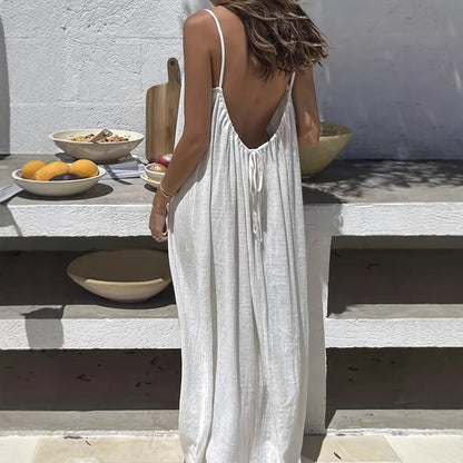 Backless Spaghetti Dress