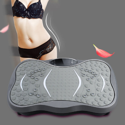 Vibration Shaping Fitness Platform with Resistance Bands & Remote