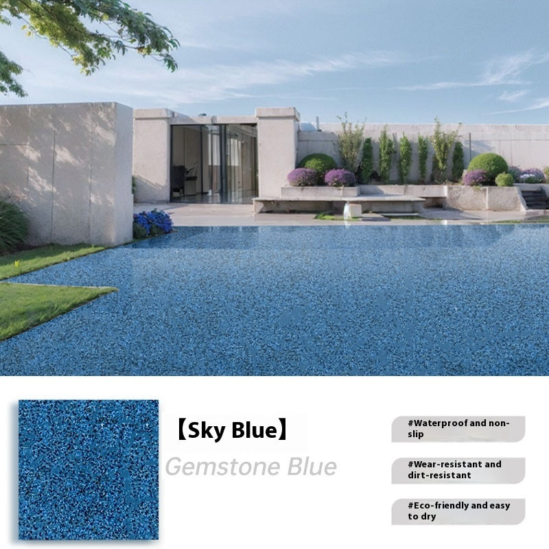 High-Gloss Marble Effect Epoxy Floor Coating 500g