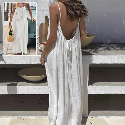 Backless Spaghetti Dress
