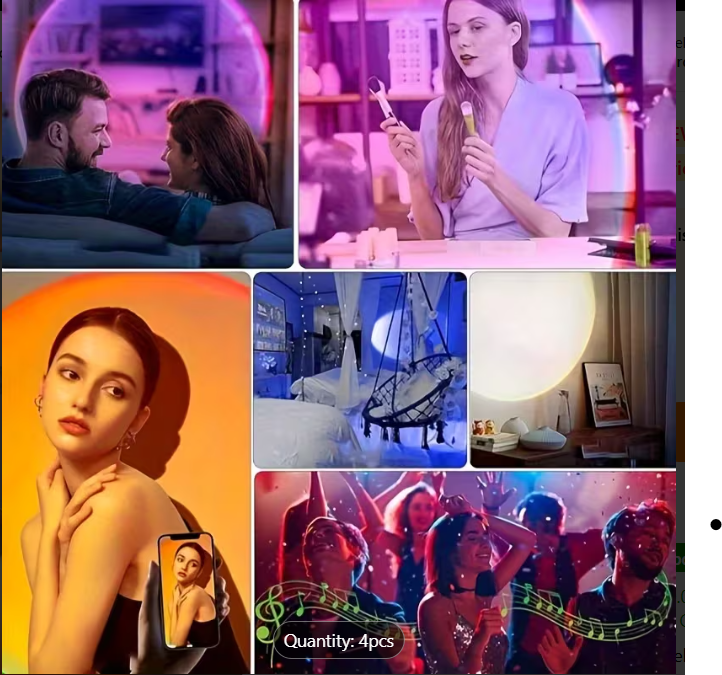 Smart Rechargeable RGB Motion Sensor Light