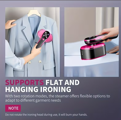 2-in-1 Handheld Garment Steamer & Iron