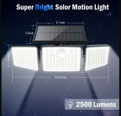 Outdoor Solar Motion Sensor Wall Lamp