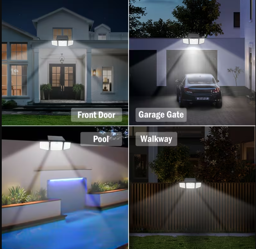 Outdoor Solar Motion Sensor Wall Lamp